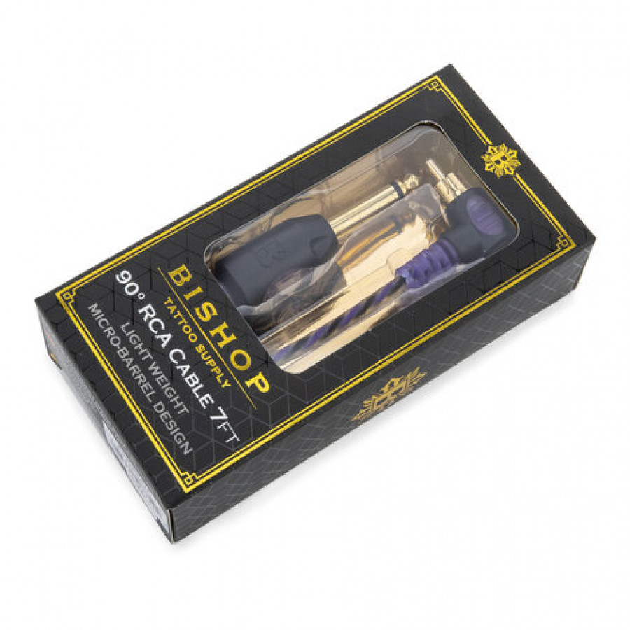 Bishop Premium Lightweight 90 Degree RCA Cord - 7 ft.