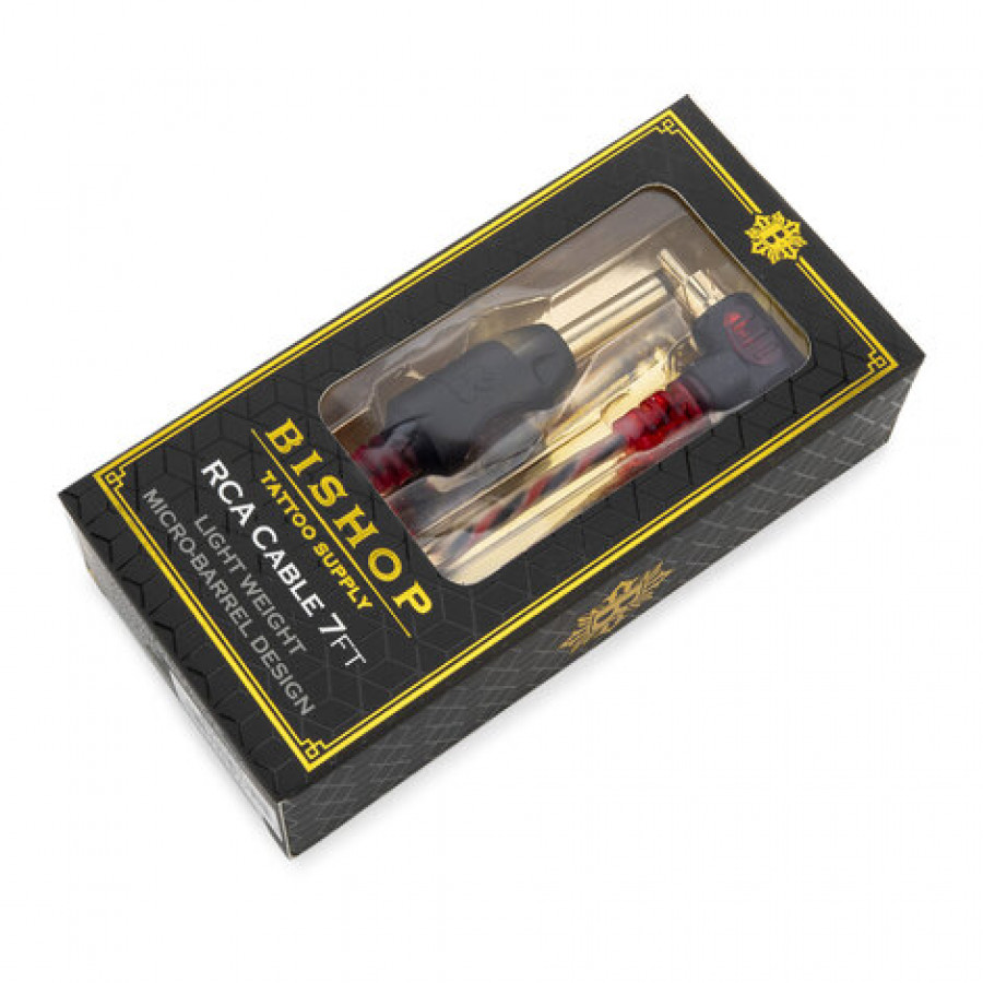 Bishop Premium Lightweight 90 Degree RCA Cord - 7 ft.